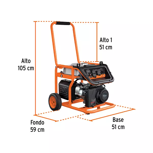 Generador Portátil 2.5 Kw Motor A Gasolina, Truper