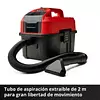 Aspiradora (Polvo/Agua) Inalámbrica 10l