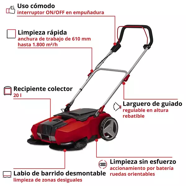 Barredora Inalámbrica (Sólo Equipo)