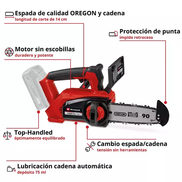 Motosierra Inalámbrica Fortexxa 18/20