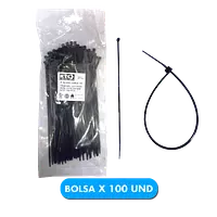 Abrazadera Plástica 20cmx3.6mm Ancho