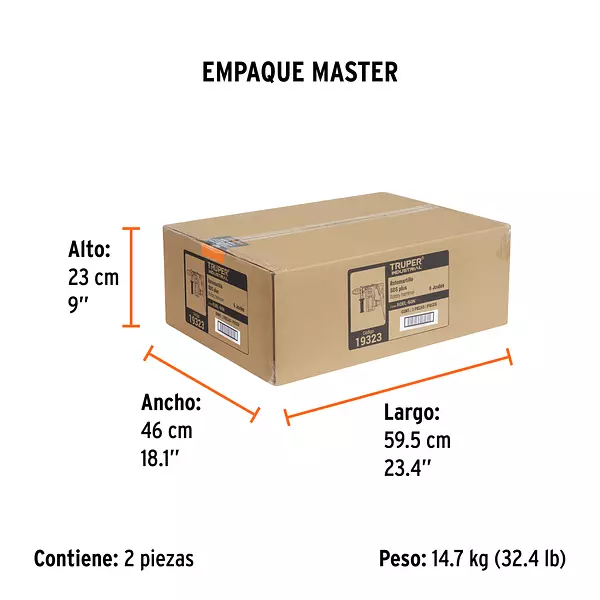 Rotomartillo Sds Plus 6 Joules, 1600w, Truper Industrial