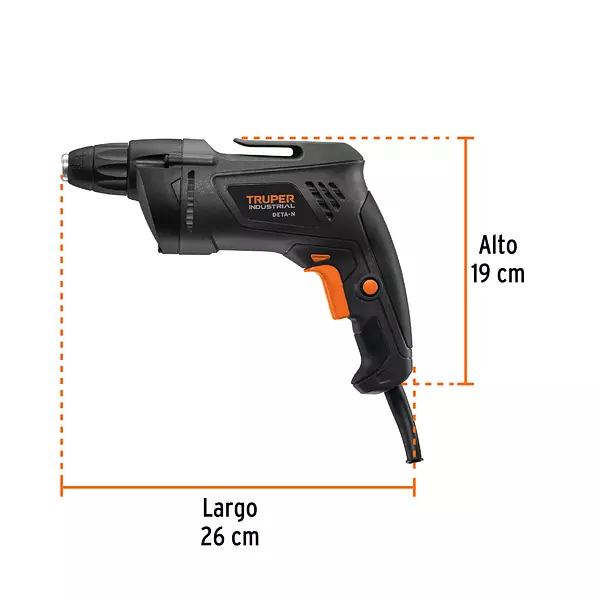 Destornillador Para Panel De Yeso 540w, Truper Industrial