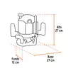 Router 1,200w, 1-3/4 Hp, Truper Industrial