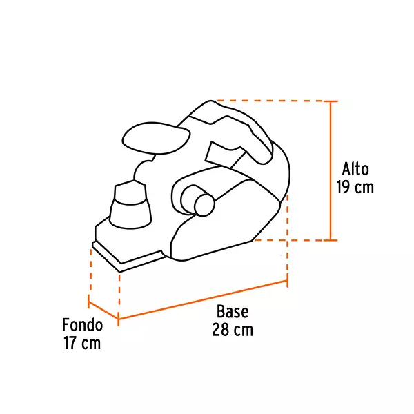 Cepillo Eléctrico 3-1/4", 850w, Truper Pro