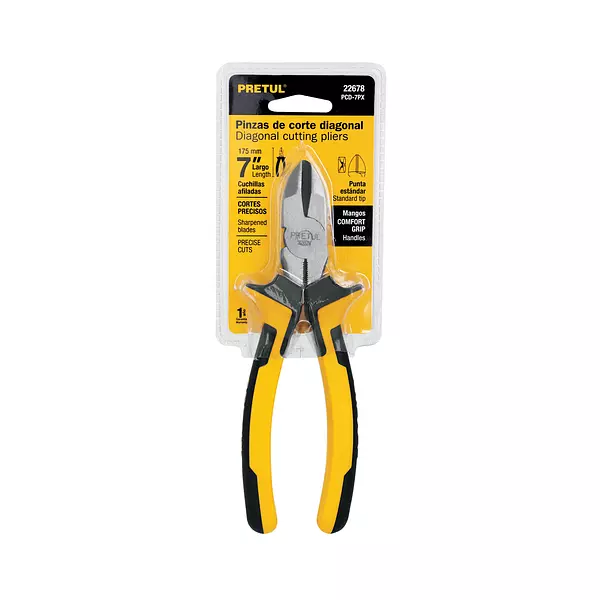 Pinza De Corte Diagonal 7" Mango Comfort Grip, Pretul