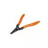 Pinza Punta Recta 7" Para Abrir Anillos, Mango De Pvc