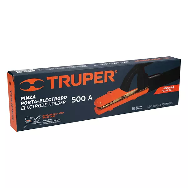 Pinza Porta Electrodo De 500 A, Truper