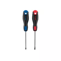 Dúo De Desarmadores 1/4" X 4" Mango Comfort Grip, Pretul