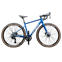 Bicicleta Gravel Crax Aluminio Azul 1x9 Grupo Sensah