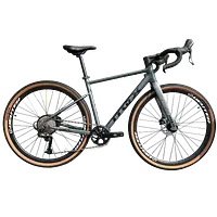 Bicicleta Gravel Crax Aluminio Gris 1x12 Grupo Sensah
