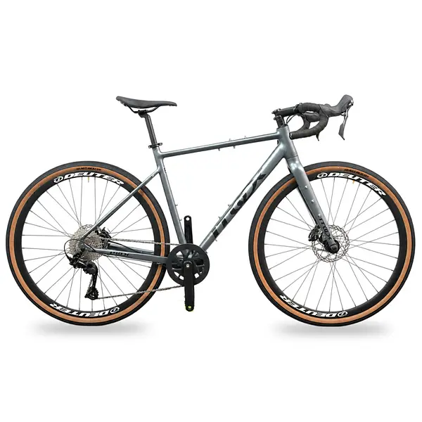 Bicicleta Gravel Crax Aluminio Gris1x9 Grupo Sensah